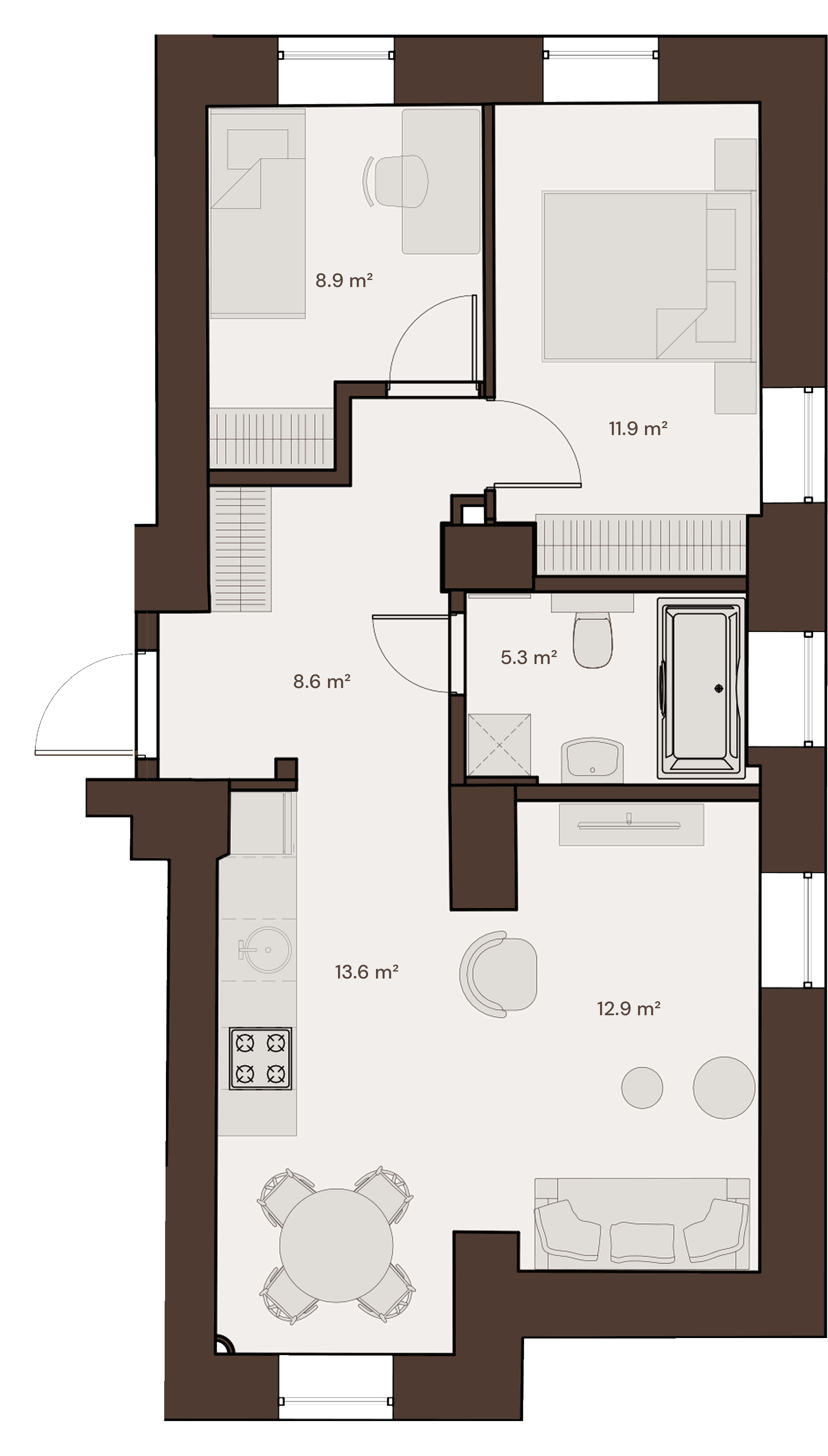 1B-5 plānojums